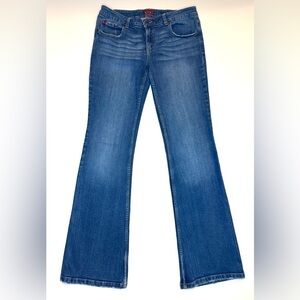 TILT Women's Bootcut Blue Jeans Size- 11 Long